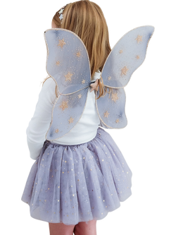 Mimi & Lula Kids' Starry Night Wings, Grey - view 2, Grey