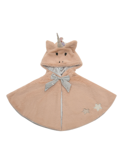 Mimi & Lula Kids' Unicorn Cape, Beige, Beige