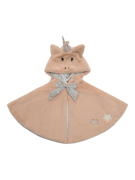 Mimi & Lula Kids' Unicorn Cape, Beige, Beige