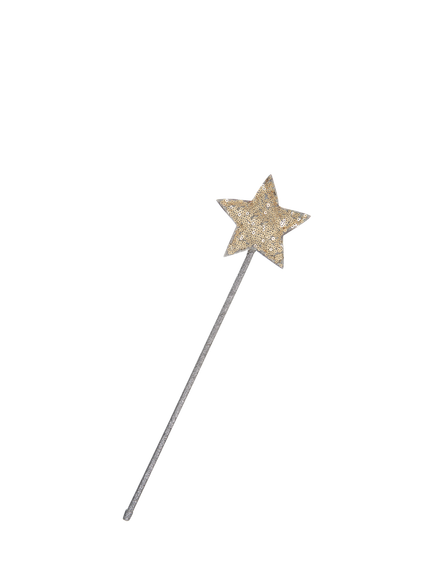 Mimi & Lula Kids' Sequin Wand, Gold, Gold