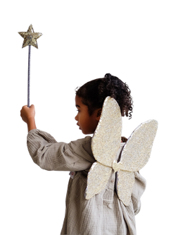 Mimi & Lula Kids' Sequin Wand, Gold - view 2, Gold