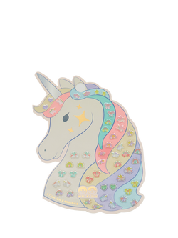 Mimi and Lula Kids' Unicorn Stick On Earrings, Multi, Multi