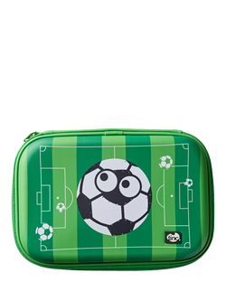 Tinc Football Light Up Hard Top Pencil Case, Green, Green