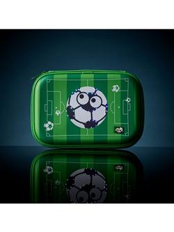 Tinc Football Light Up Hard Top Pencil Case, Green - view 2, Green