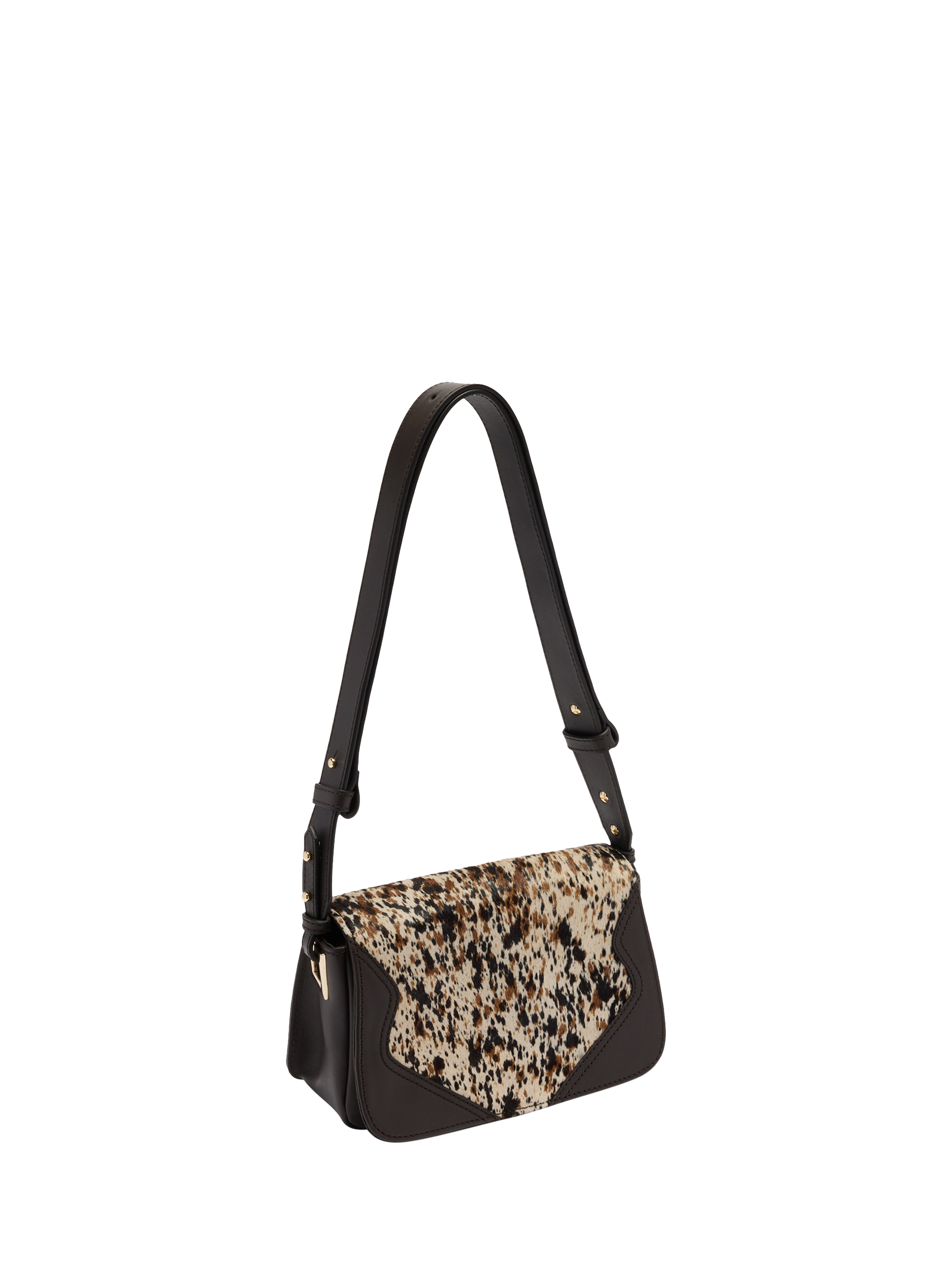 Product image 2 of 4, which shows Russell & Bromley Counter Abstract Print Leather Cross Body Bag, Multi