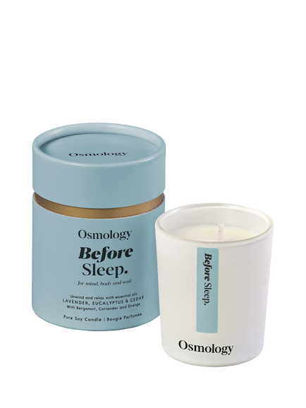 Osmology by Aery Before Sleep Mini Scented Candle, 70g, Blue