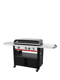 Weber Slate GPD Premium 3-Burner Gas Griddle BBQ, 76cm, Black