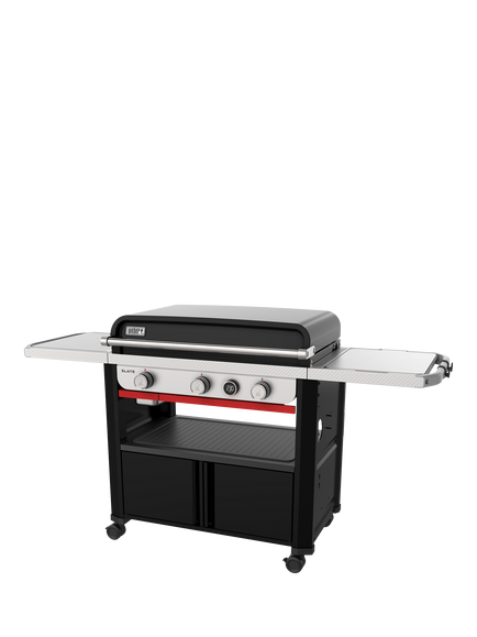 Weber Slate GPD Premium 3-Burner Gas Griddle BBQ, 76cm, Black
