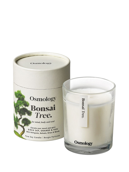 Osmology by Aery Bonsai Tree Scented Candle, 200g, White