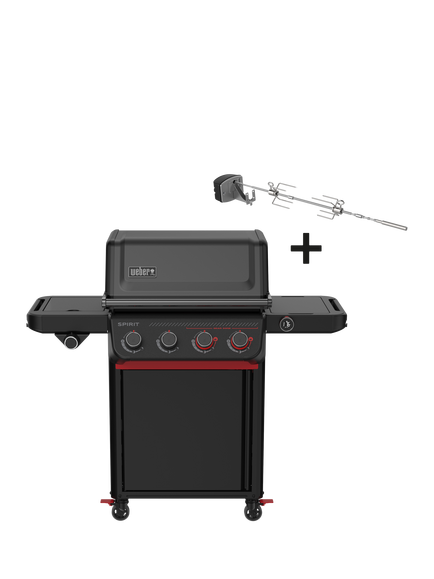 Weber Spirit EPX-435R Smart 4-Burner Gas BBQ with Sear Zone & Side Burner, Black