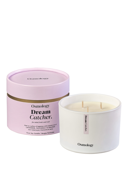 Osmology by Aery Dream Catcher Triple Wick Scented Candle, 450g, Lilac