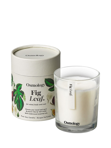Osmology by Aery Fig Leaf Scented Candle, 200g, White