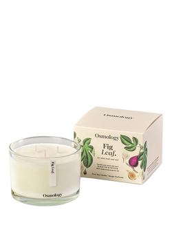 Osmology by Aery Fig Leaf Three Wick Scented Candle, 1.1kg, White