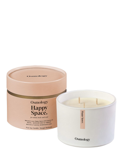 Osmology by Aery Happy Space Three Wick Scented Candle, 1.06kg, Pink
