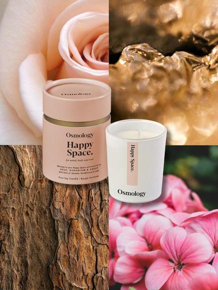 Osmology by Aery Happy Space Mini Scented Candle, 70g - view 2, Pink
