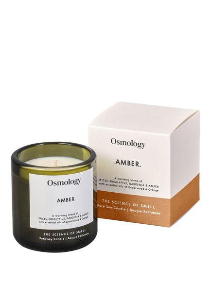 Osmology by Aery Utility Amber Scented Candle, Green