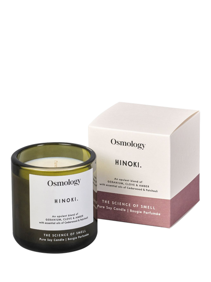 Osmology by Aery Utility Hinoki Scented Candle, 200g, Green