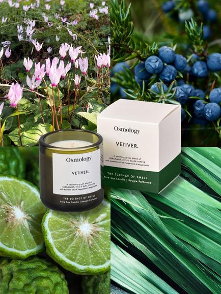 Osmology by Aery Utility Vetiver Scented Candle - view 2, Green