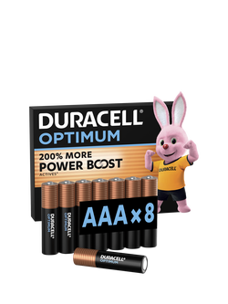 Duracell Optimum AAA Batteries, Pack of 8, N/A