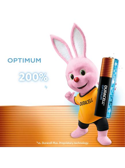Duracell Optimum AAA Batteries, Pack of 8 - view 2, 