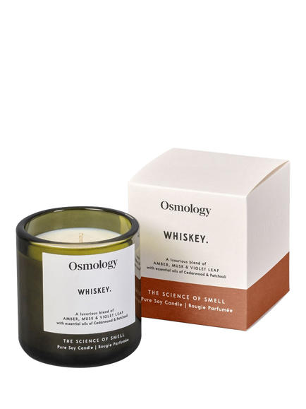 Osmology by Aery Utility Whiskey Scented Candle, Green