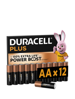 Duracell Plus AA Batteries, Pack of 12, N/A