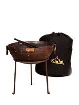 Kadai Travel BBQ, Carry Bag & Stand Kit, 40cm