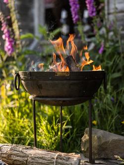 Kadai Travel BBQ, Carry Bag & Stand Kit, 40cm - view 2, Black