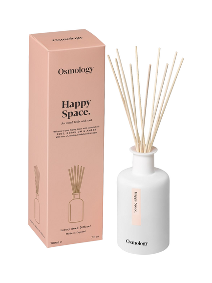 Osmology by Aery Happy Space Reed Diffuser, 200ml, Pink