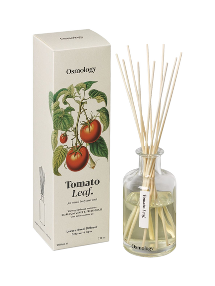 Osmology by Aery Tomato Leaf Reed Diffuser, 200ml, White