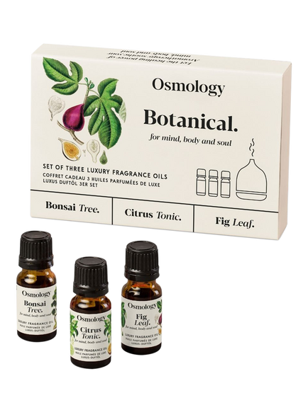 Osmology by Aery Botanical Fragrance Oil Gift Set, White
