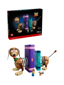 LEGO Disney 43301 Pixar Toy Story Slinky Dog Bookends Building Toy, Multi