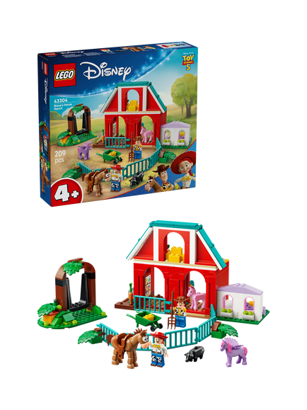LEGO Disney 43304 Pixar Toy Story 5 Blaze's Horse Ranch Building Toy, Multi