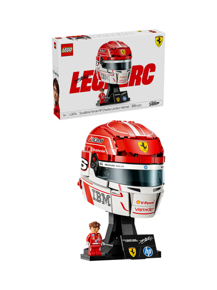 LEGO Editions 43014 Scuderia Ferrari HP Charles Leclerc Helmet, Multi