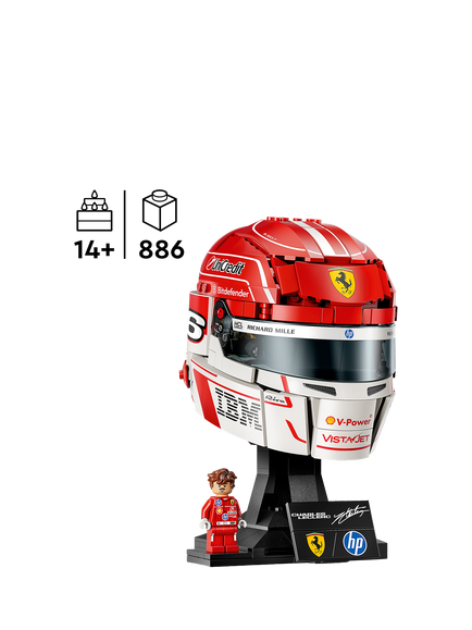 LEGO Editions 43014 Scuderia Ferrari HP Charles Leclerc Helmet - view 2, Multi