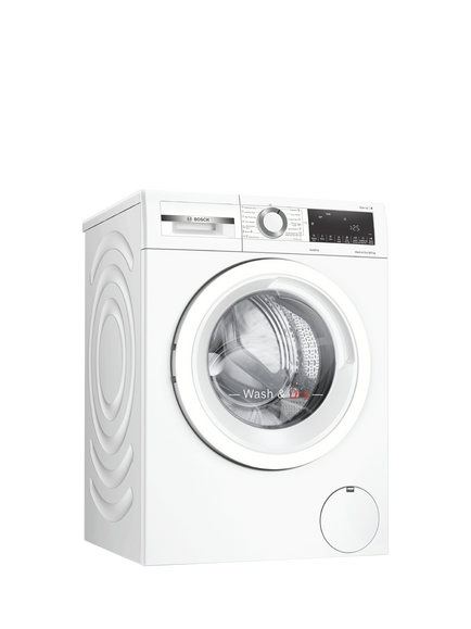 Bosch OUTLET Series 4 WNA134U8GB Freestanding Washer Dryer, 8kg/5kg Load, 1400rpm Spin, Like New, White, White