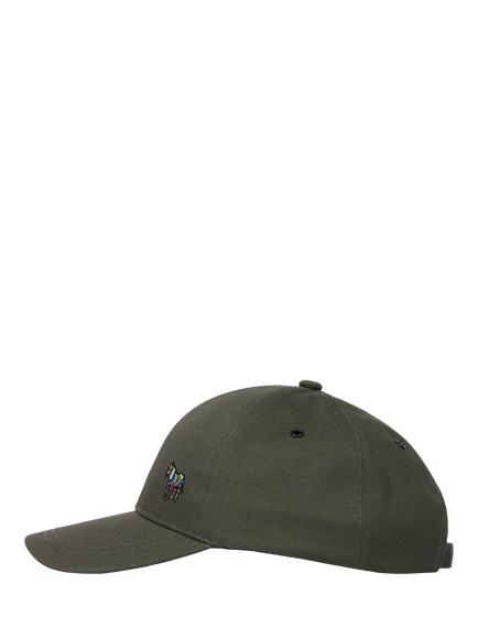 Paul Smith Cotton Logo Baseball Cap, Green Olive, Green Olive