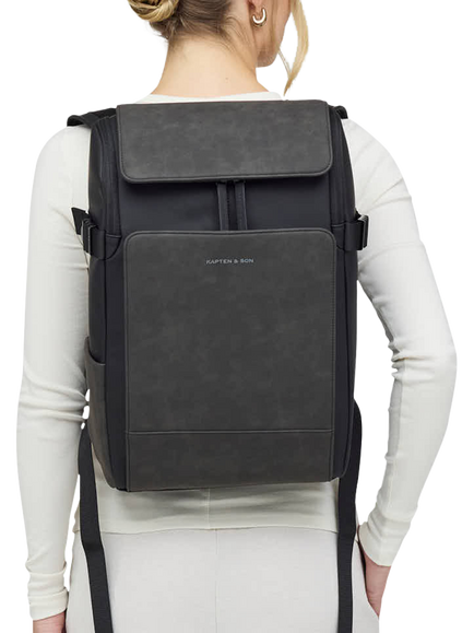 Kapten & Son Bali Medium Backpack, 18L - view 2, Black