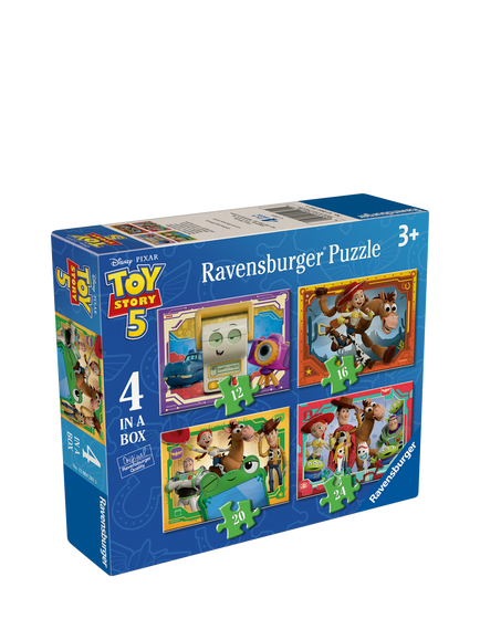Disney Pixar Toy Story 5 Ravensburger 4 in a Box Jigsaw Puzzle, Multi
