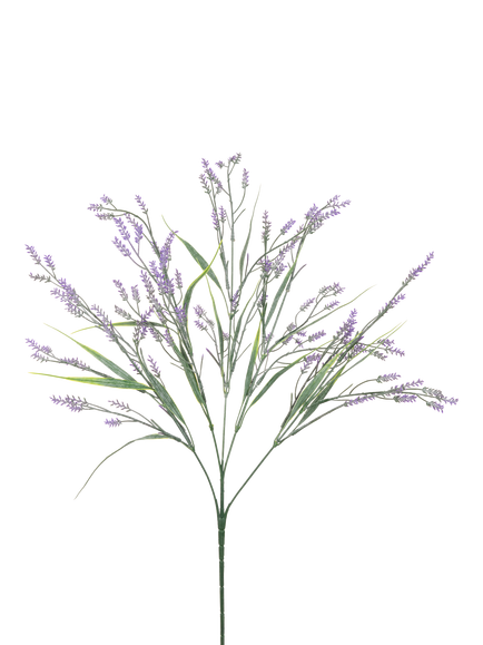 Floralsilk Artificial Lavender Spray, 71cm, Purple, Purple