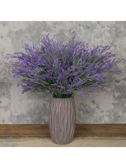 Floralsilk Artificial Lavender Spray, 71cm, Purple - view 2, Purple