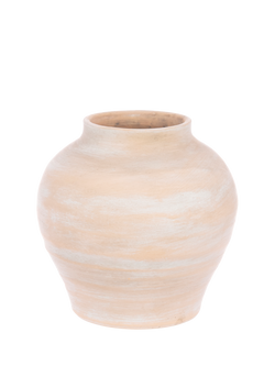 Floralsilk Fae Stoneware Vase, H20cm, Terracotta, Terracotta