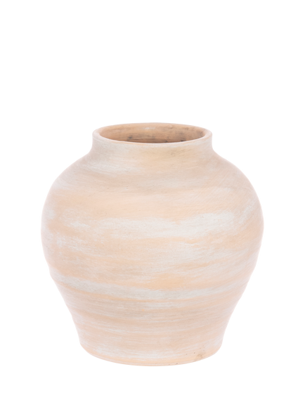 Floralsilk Fae Stoneware Vase, H20cm, Terracotta, Terracotta