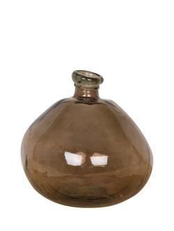 Floralsilk Glass Orb Vase H33cm, Pink Blush - view 2, Pink Blush