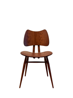 ercol Butterfly Dining Chair, Amber - view 2, Amber