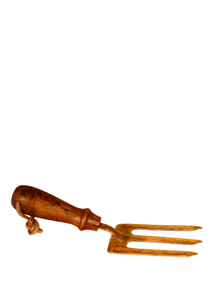 Wilstone Garden Hand Fork, Copper, Natural