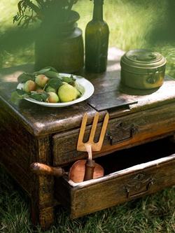 Wilstone Garden Hand Fork, Copper - view 2, Natural