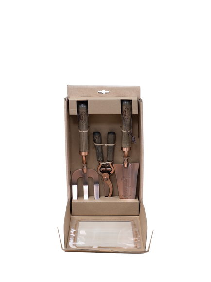 Fallen Fruits Everyday Garden Essential Tool Kit, FSC-Certified (Ash Wood), Copper - view 2, Natural