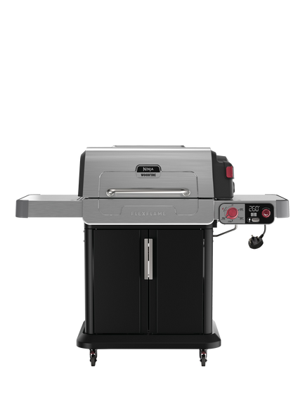 Ninja 5-in-1 FlexFlame 3-Burner Gas BBQ & Outdoor Cooking System, Black