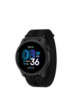 COROS Pace 4 GPS Sports Watch, Silicone Black